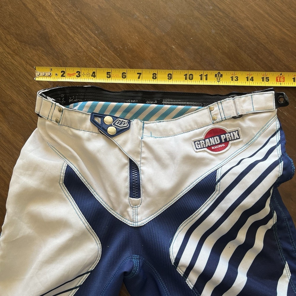 Troy Lee Designs GP Motocross‎ Pants Mens 30 MX Riding Gear Blue White Racing - Picture 8 of 12